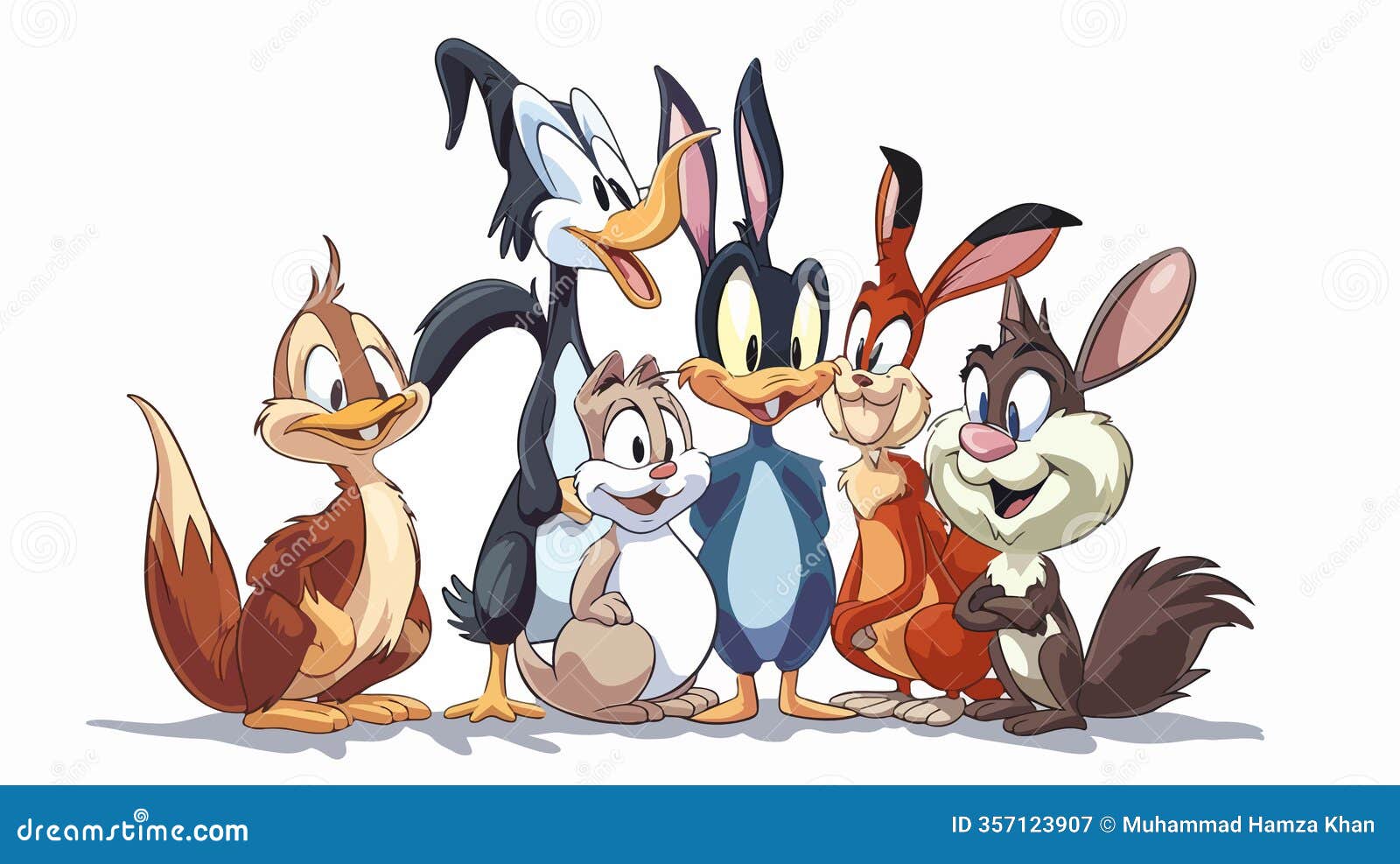 Looney Cartoon Character Stock Illustrations – 75 Looney Cartoon