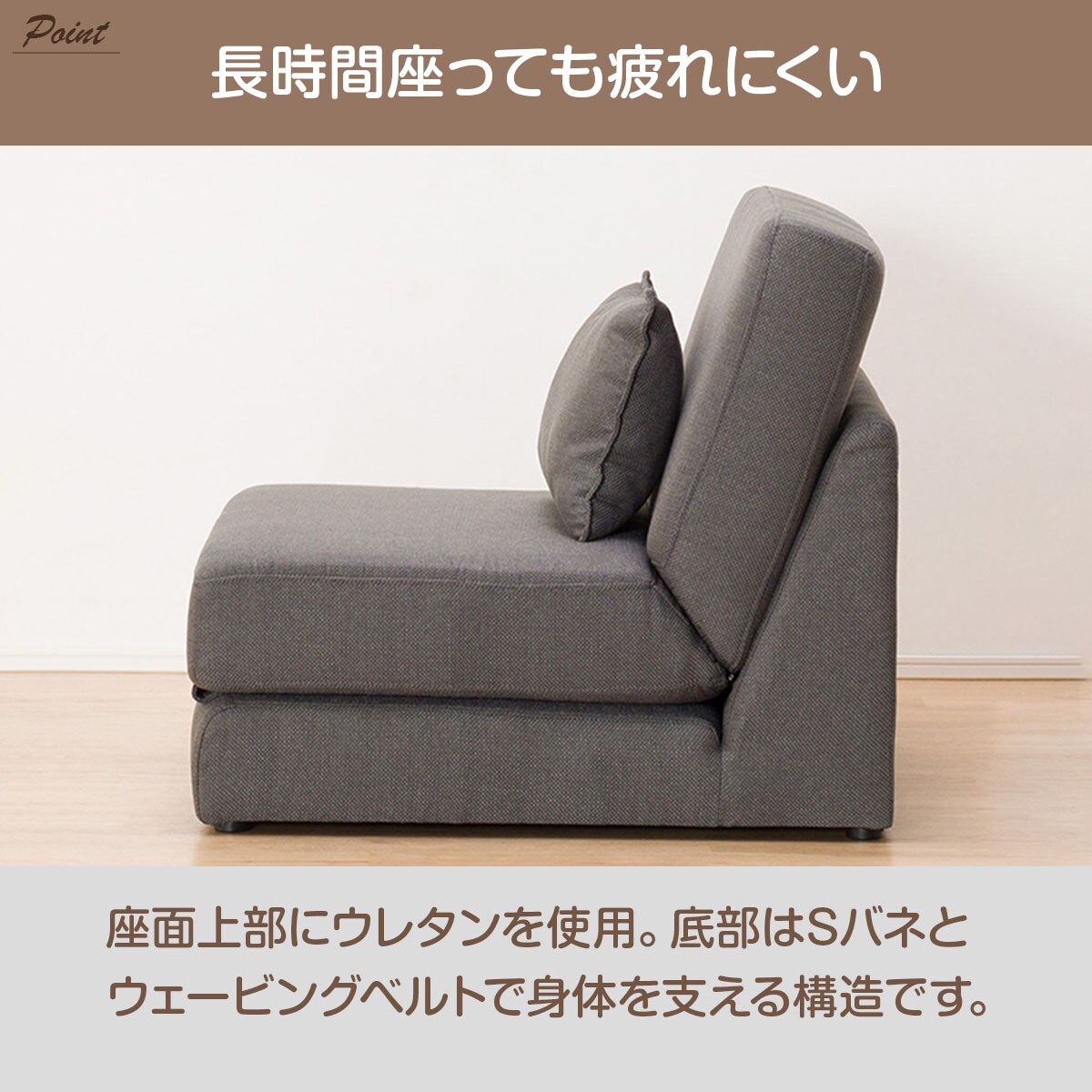 楽天市場】コンパクトな 一人掛け ソファベッド (パーシー GY) 1人用 1