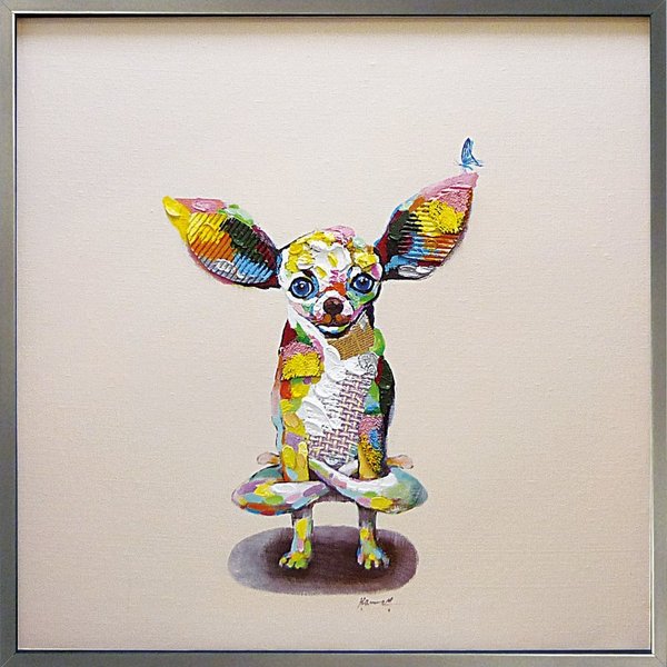楽天市場】絵画 アート ストレンジ チワワ/インテリア 額入り 額装込