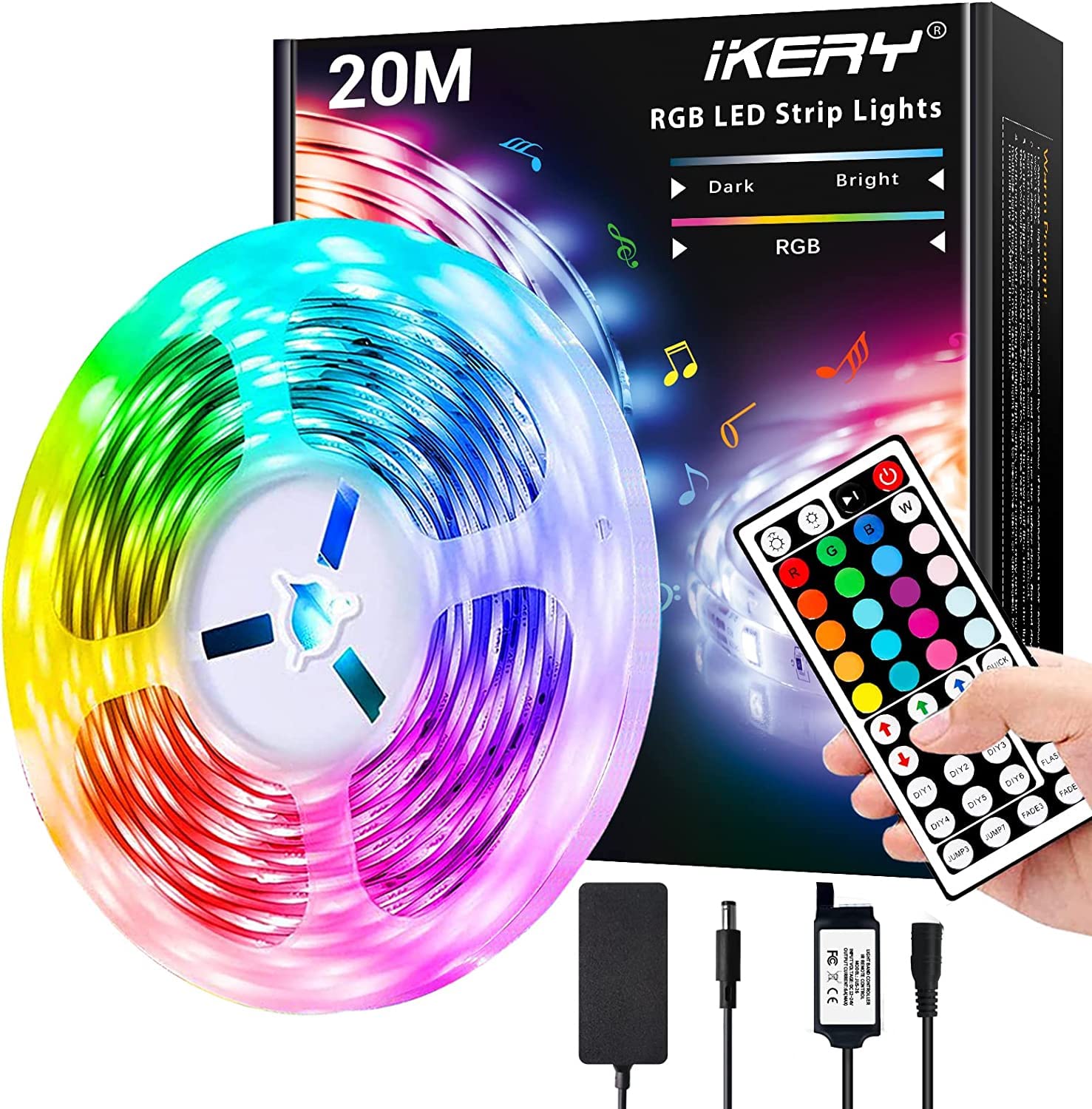 楽天市場】LEDテープライト20M 30M RGB 両面テープ SMD5050 高輝度 PSE
