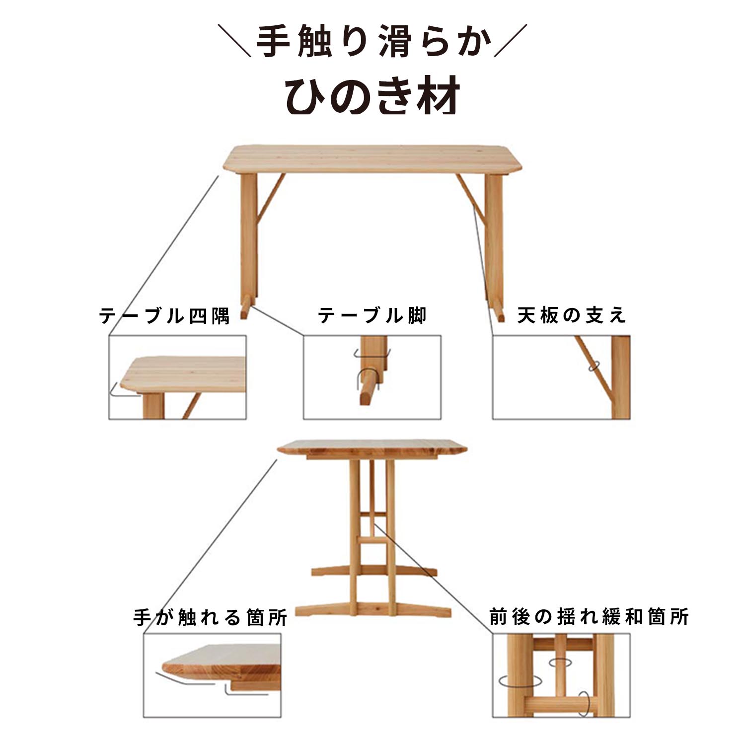 楽天市場】ダイニングテーブル 長方形 角丸形 テーブル 北欧 国産