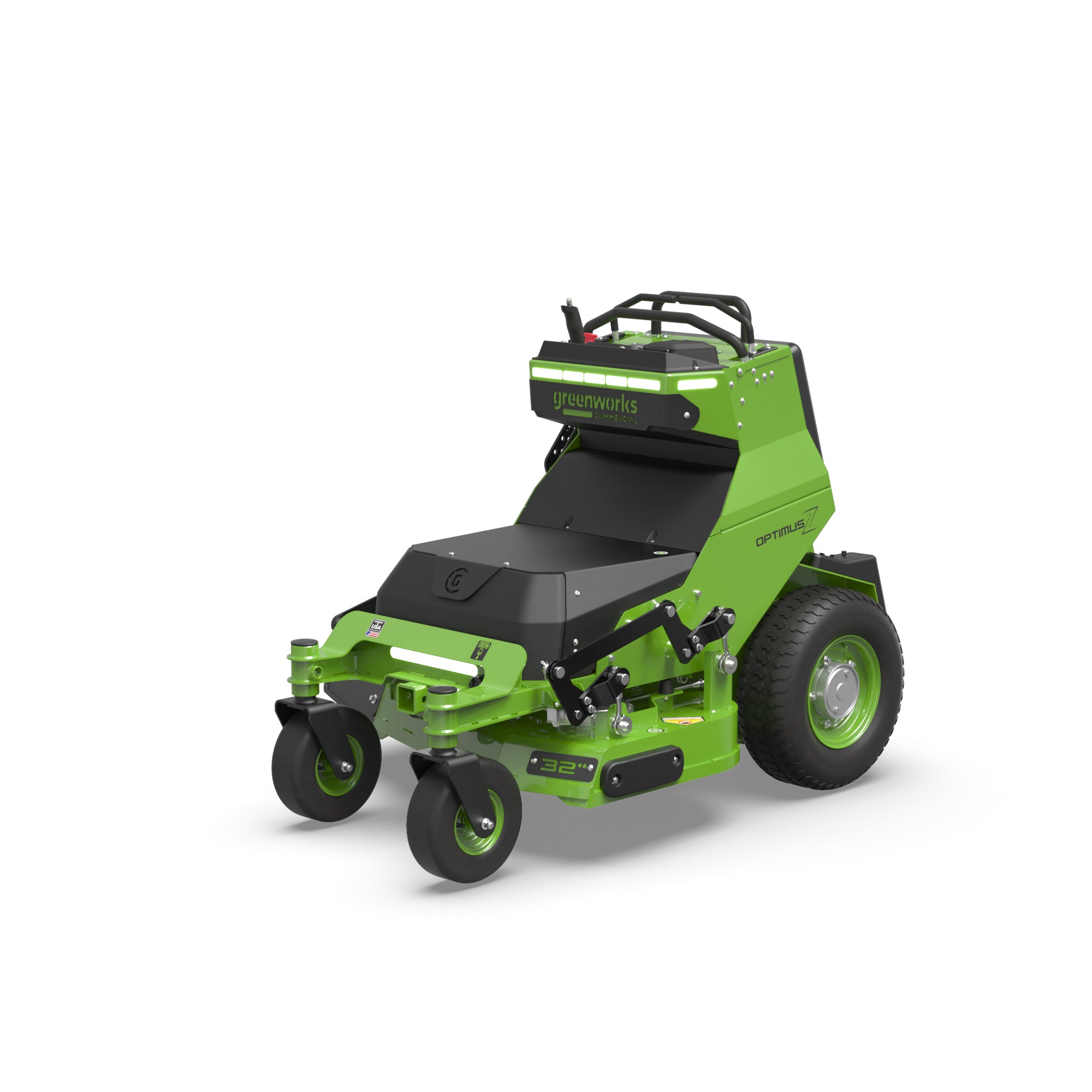 OptimusZ 36 IN 8kWh Stand-On Zero-Turn Mower | Greenworks Commercial