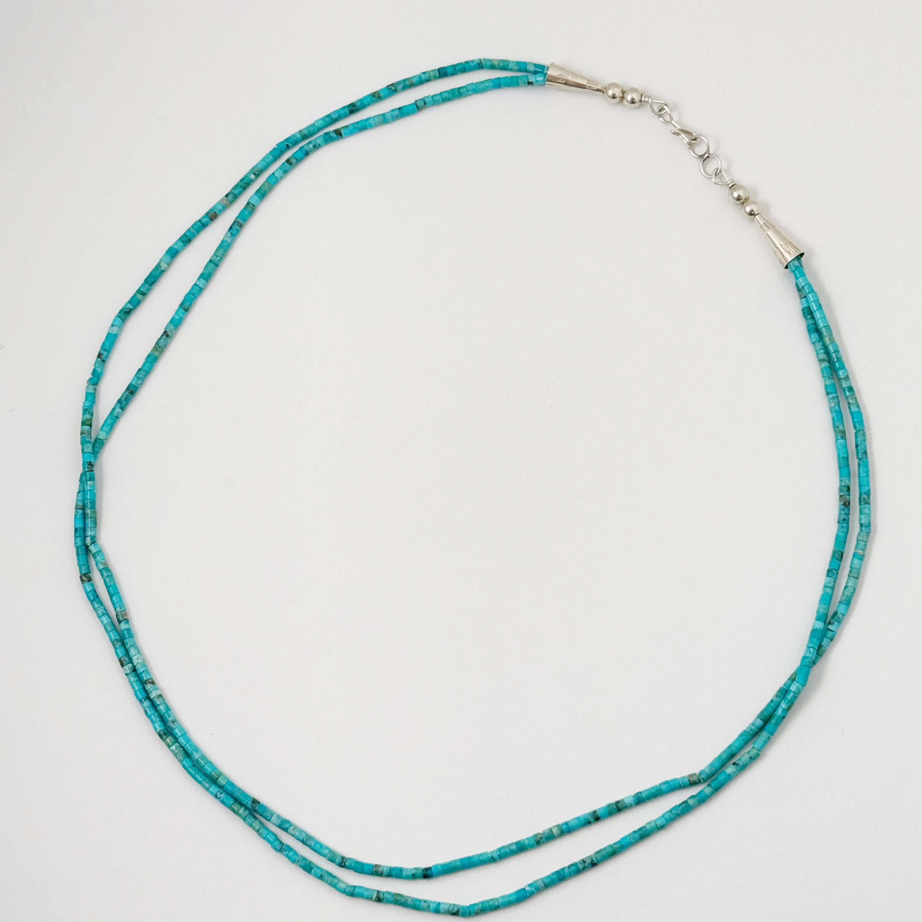Indian Jewelry》 チューブ ターコイズ 2連 ネックレス | 【公式通販