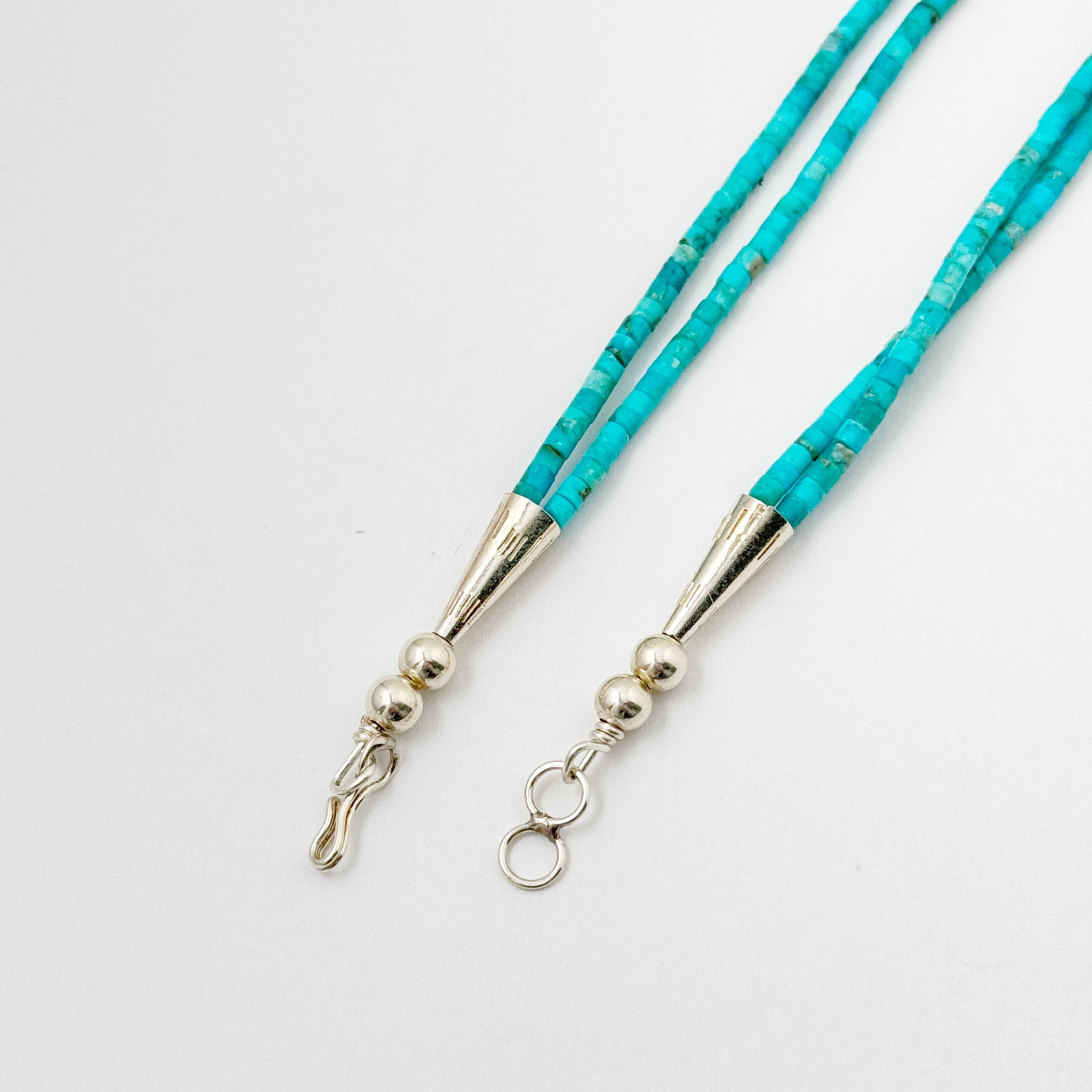 Indian Jewelry》 チューブ ターコイズ 2連 ネックレス | 【公式通販