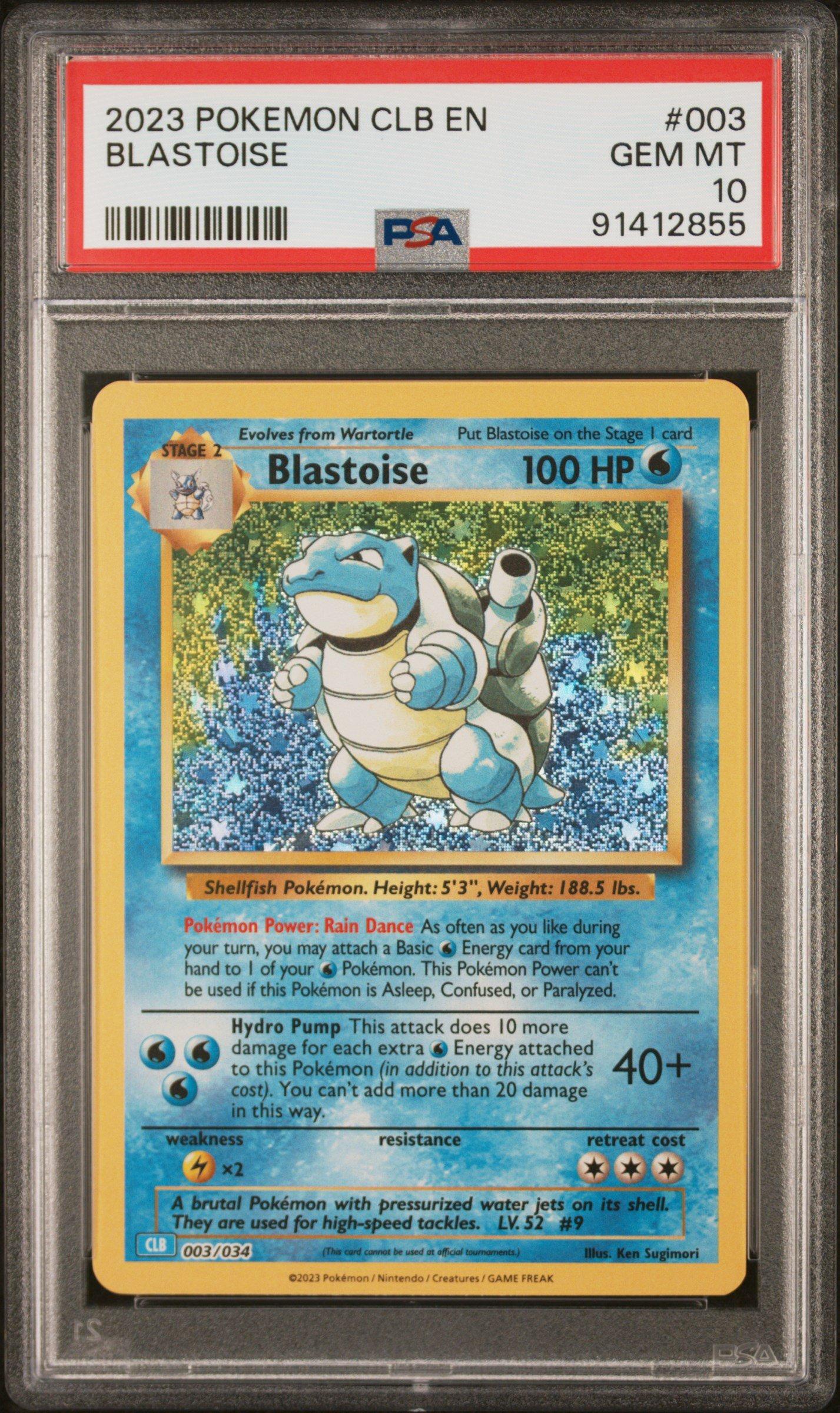 2023 Pokemon Clb-trading Card Game Classic Blastoise & Suicune Ex