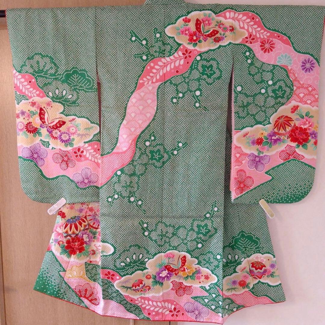 【七五三】3歳着物【女の子】 レンタル】七五三 3歳 着物 女の子 NATURAL BEAUTY ナチュラル