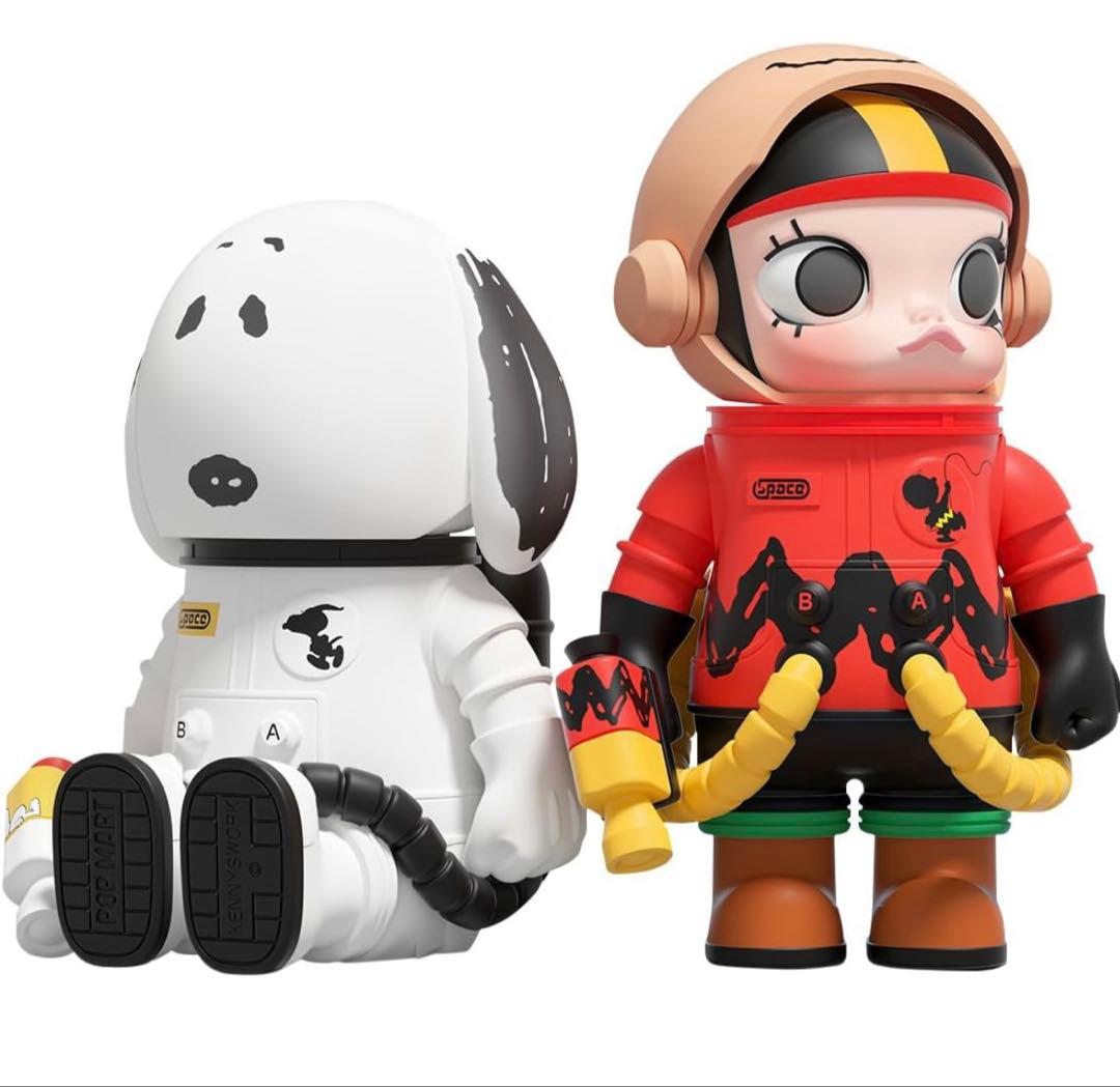 SNOOPY PEANUTS MEGA SPACE MOLLY 100% 限定 MEGA SPACE MOLLY 100% Charlie Brown & Snoopy - POP MART (Switzerland)