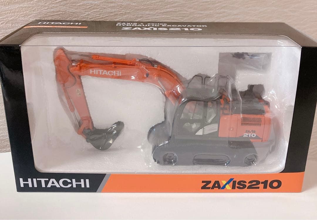 HITACHI ZAXIS210 日立建機　ZX210 ザクシス　1/50 1/50 Hitachi ZAXIS 210-6 Hydraulic Excavator Diecast Model
