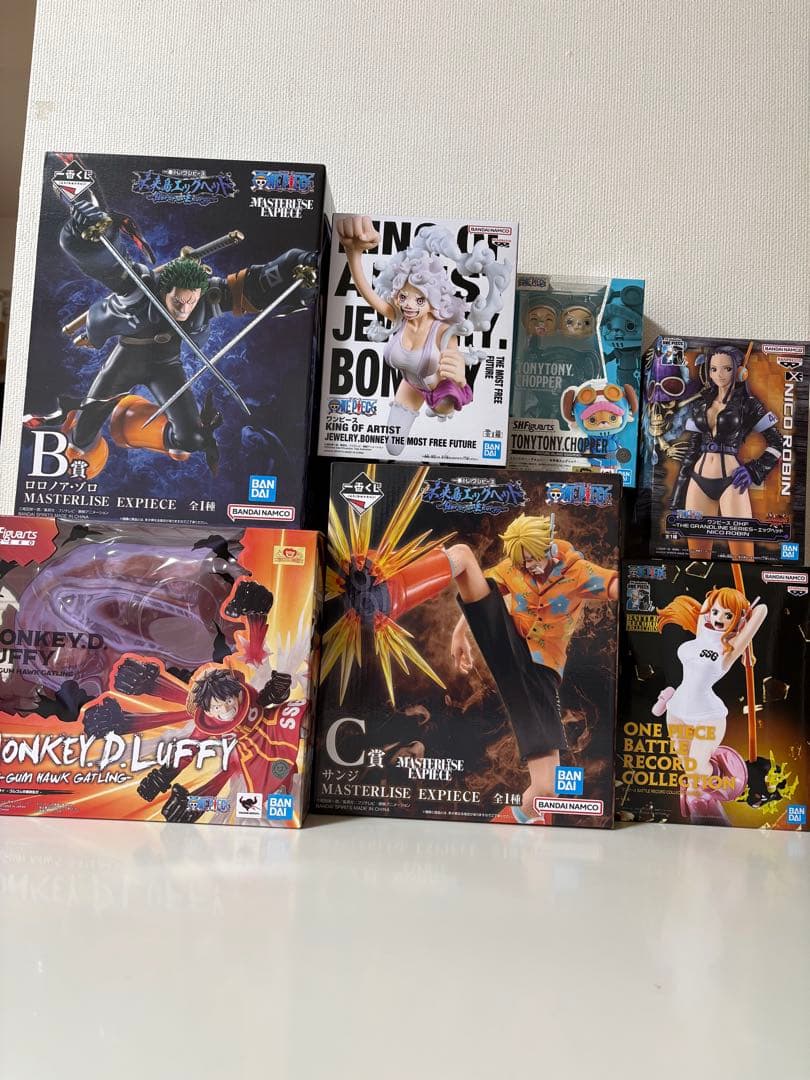 ワンピース　一番くじ　B賞　フィギュアーツzero まとめて ワンピース 一番くじ B賞 フィギュアーツzero まとめて - メルカリ