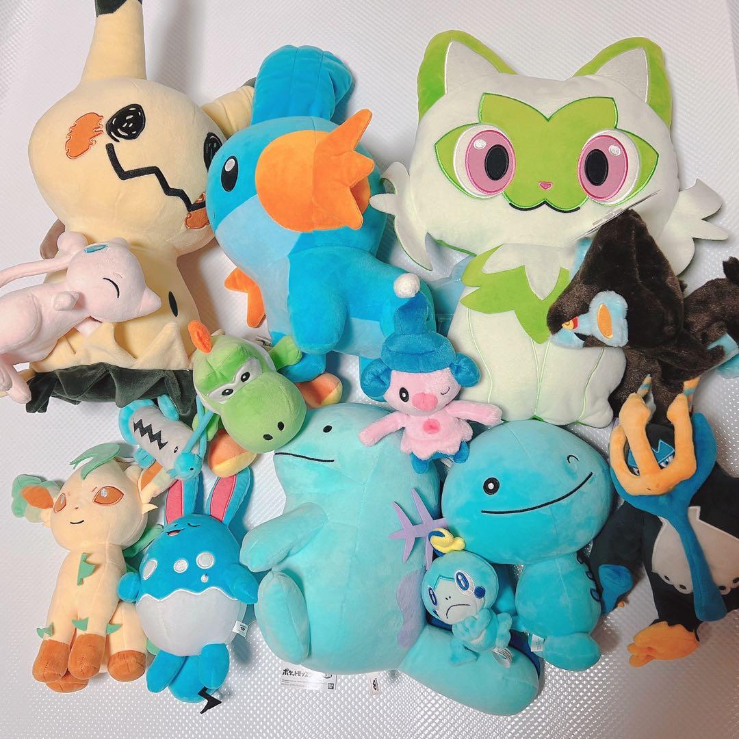 ポケモン　めちゃもふぐっど　ほぺぴた　ぬいぐるみ　ウパー　ヌオー　マリルリ ポケモン めちゃもふぐっど ほぺぴた ぬいぐるみ ウパー ヌオー