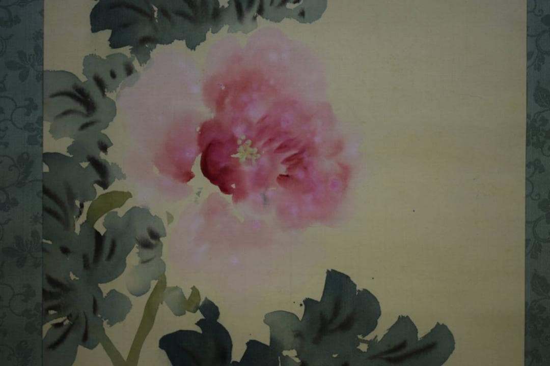 真作/三井飯山/牡丹画賛/富豪如意/布袋屋掛軸HI-106 真作/三井飯山/牡丹画賛/富豪如意/布袋屋掛軸HI-106 - メルカリ