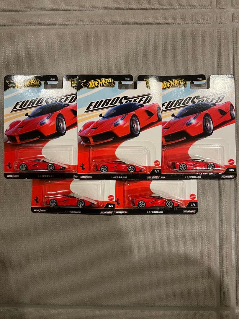 ホットウィール カーカルチャー ユーロスピード ラフェラーリ レッド 5個 楽天ブックス: ホットウィール(Hot Wheels) カーカルチャー ユーロ