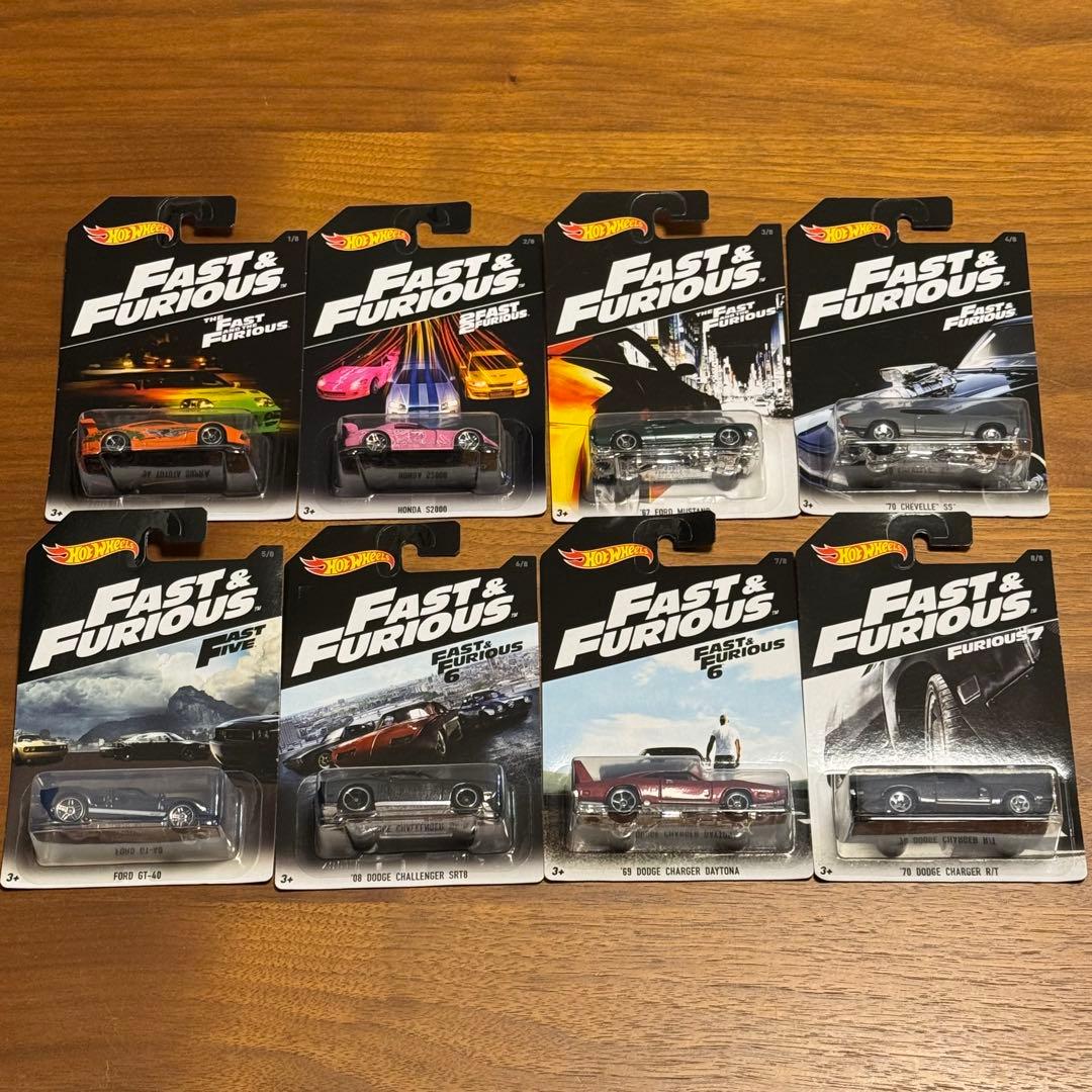 ホットウィール ワイルドスピード コレクション 8台セット 世界No.1のミニカーブランドHot Wheelsから『ホットウィール ワイルド