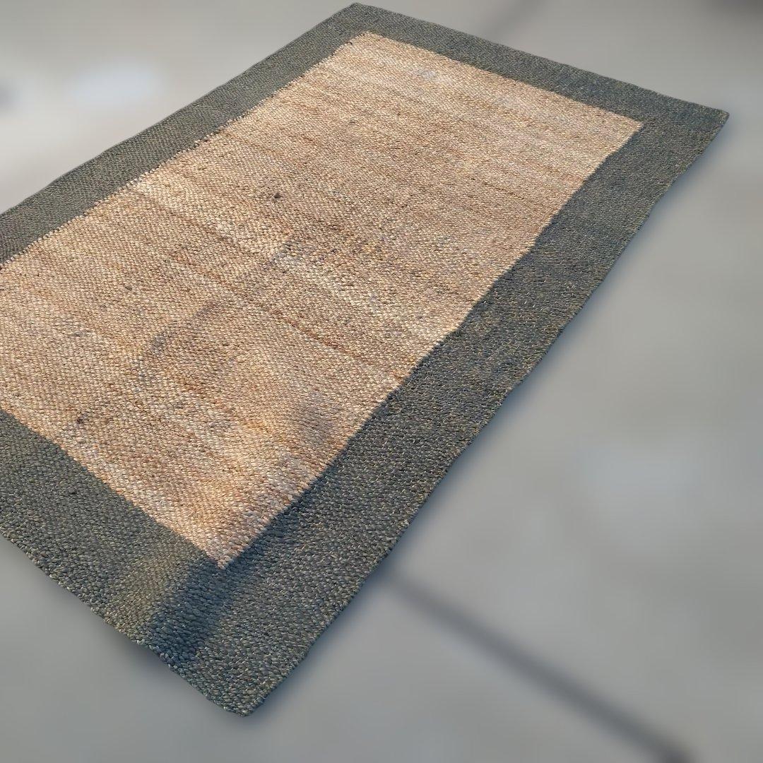 ラグ・カーペット nuLOOM NATURA JUTE RUG nuLOOM Natura Chunky Loop Jute Terra Brick 4 ft. x 6 ft. Area Rug